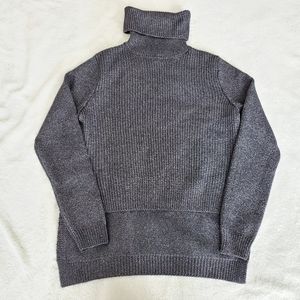 Women's John + Jenn Turtleneck Sweater Marled Grey